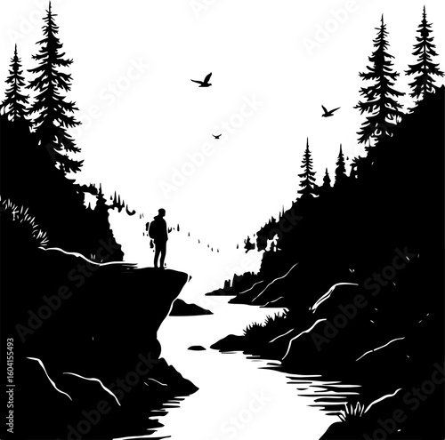 mountain biking, cycling, bike rider, outdoor  vector