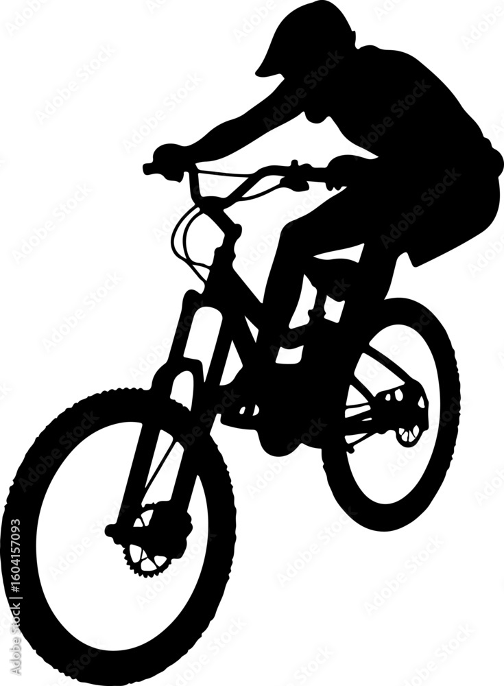 Obraz premium mountain biking, cycling, bike rider, outdoor vector bundle