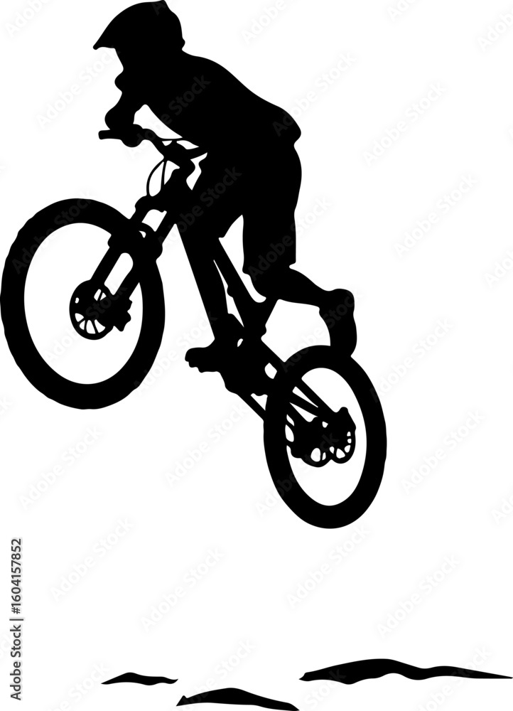 Obraz premium mountain biking, cycling, bike rider, outdoor vector bundle