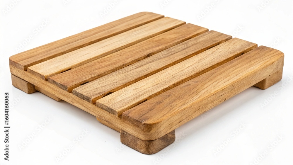 Rustic wooden pallet isolated on white background Rustic wooden pallet isolated on white background