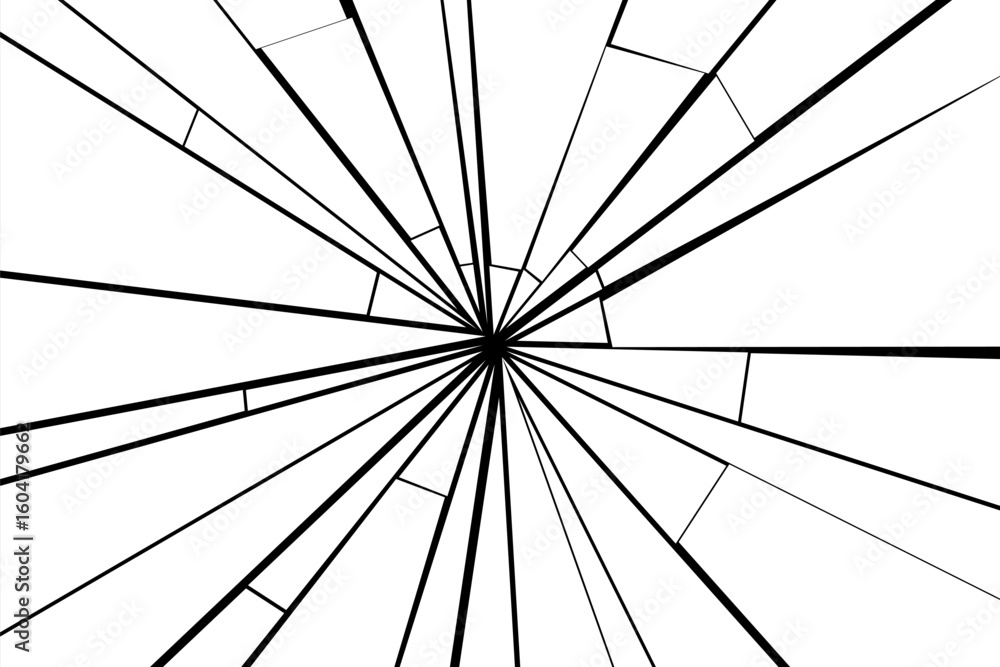 Broken glass overlay. Cracked glass surface vector graphics. Shattered glass shards.