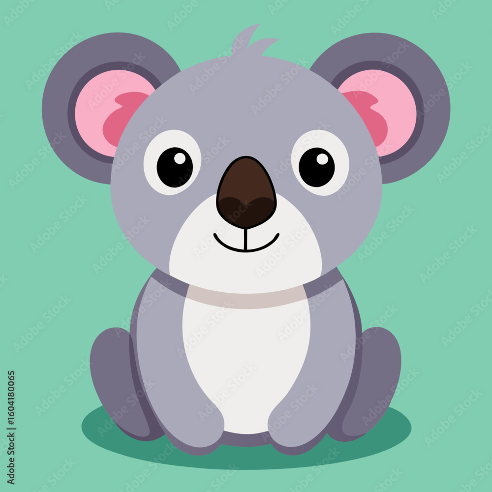 Fototapeta premium Cute koala isolate 
