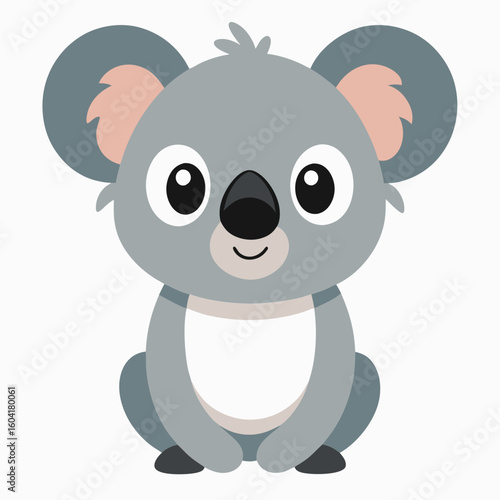 Cute koala isolate 
