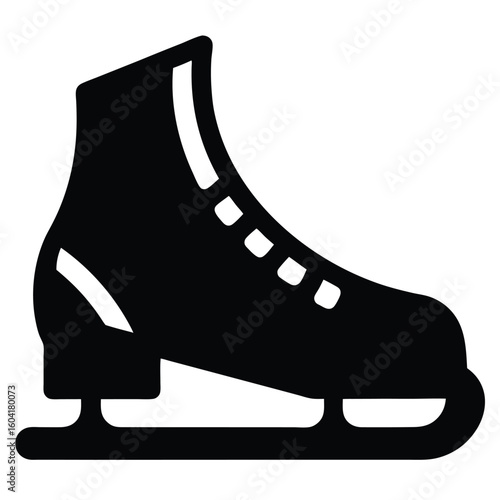 ice skate vector icon