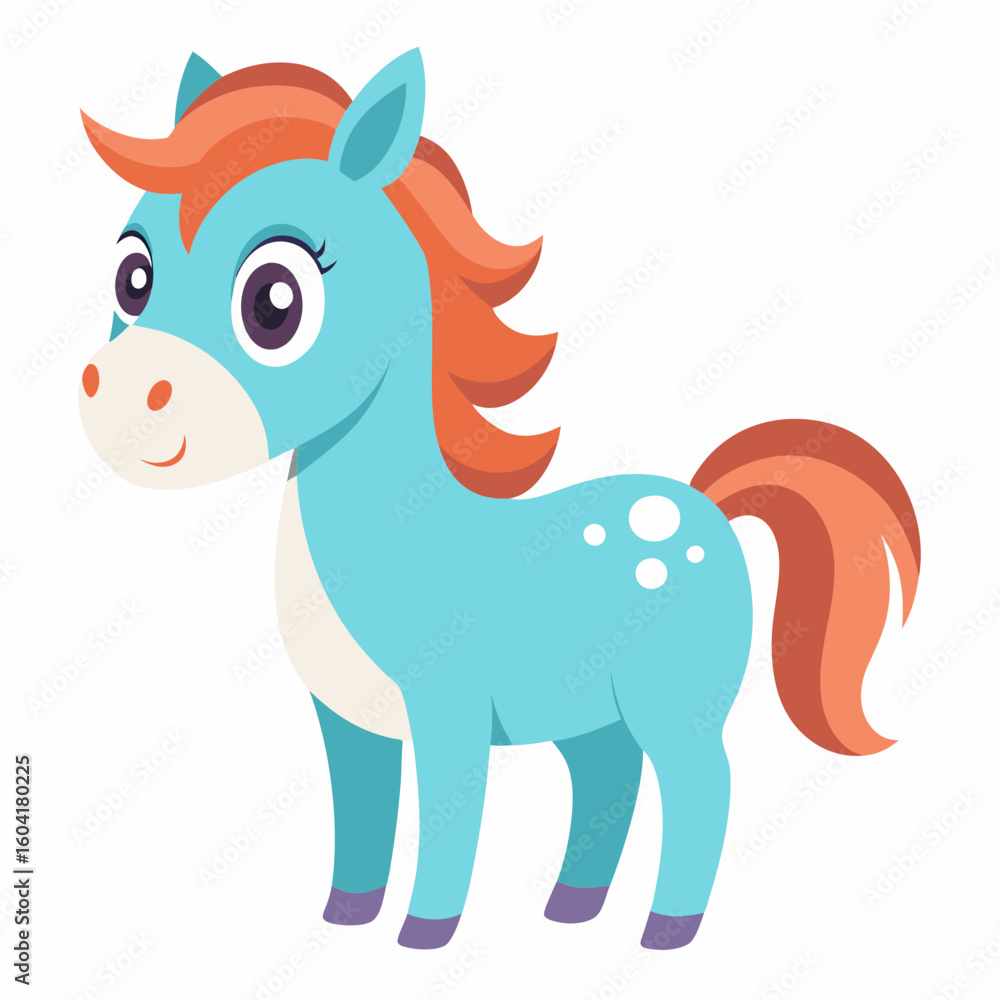 Fototapeta premium Cute horse