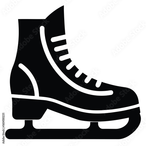 ice skate vector icon