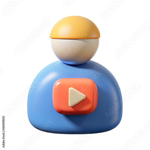 glossy button with a letter