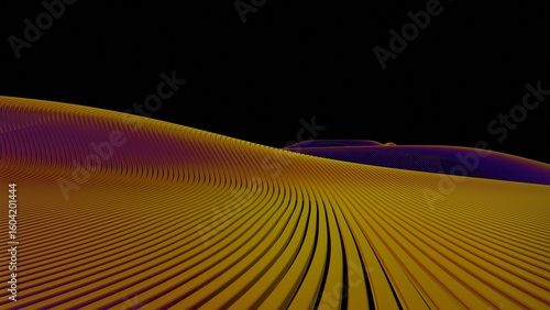 Schilderij op canvas a very colorful picture of a desert