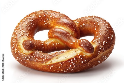 Pretzel isolated on white background