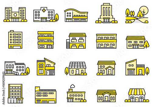 住宅・建築アイコン03　Housing & Architecture icons