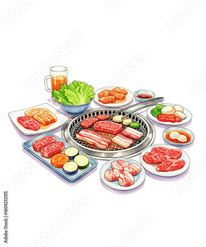 japanese food grilled meat