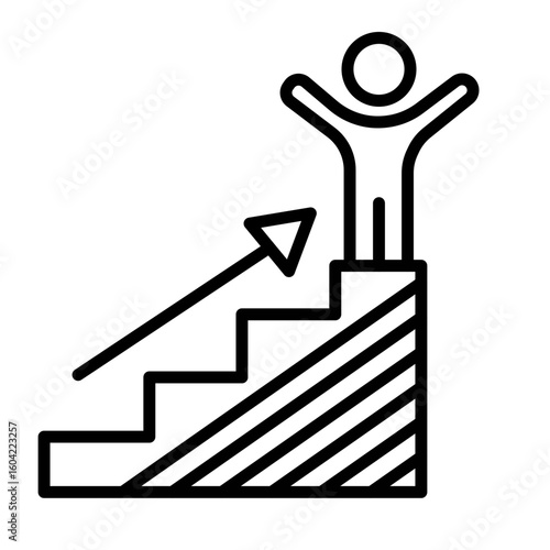 Steps Vector Icon