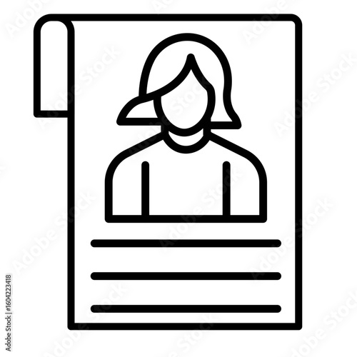 Candidate Vector Icon