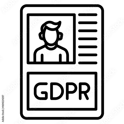 GDPR Vector Icon