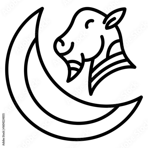 Eid Ul Adha Vector Icon