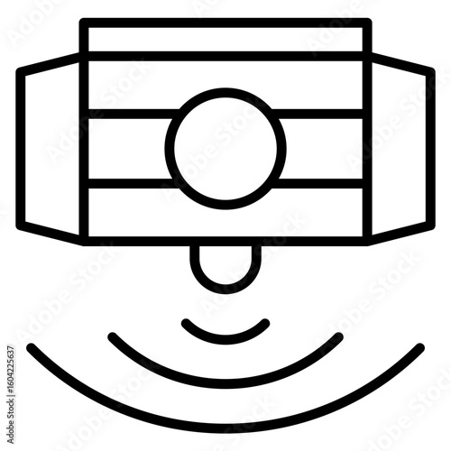 Infrared Sensor Vector Icon