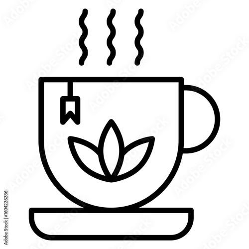 Herbal Tea Vector Icon