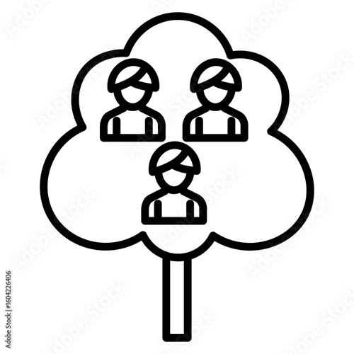 Family Tree Vector Icon