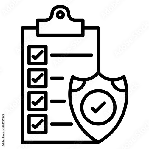 Insurance Policy Vector Icon