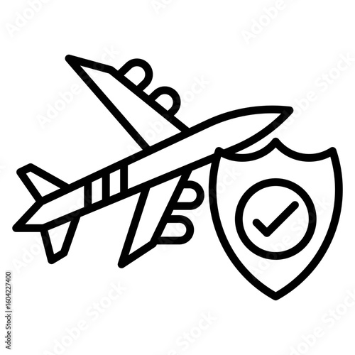 Travel Insurance Vector Icon