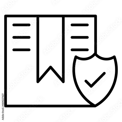 Delivery Insurance Vector Icon