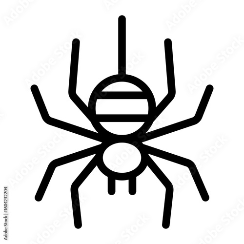 Wall Mural Spider line