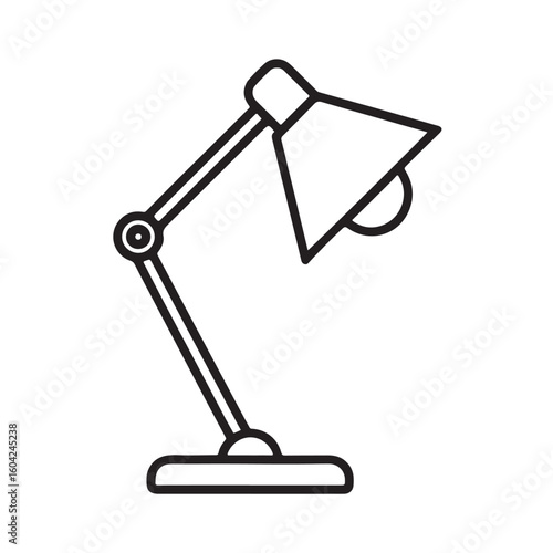 Desk Lamp Icon vector