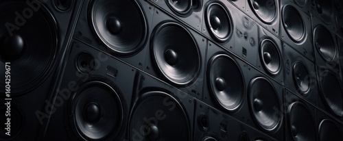 Wallpaper Mural The array of powerful speakers creating immersive sound experiences. Torontodigital.ca