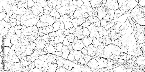 A Black grunge Dry cracked old wood bark texture with an abstract earthen pattern, a black and white drawing of a cracked wall, texture of the old wall, Dry cracked old wall texture