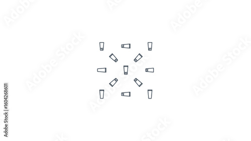 Cosmetic Tubes Pattern