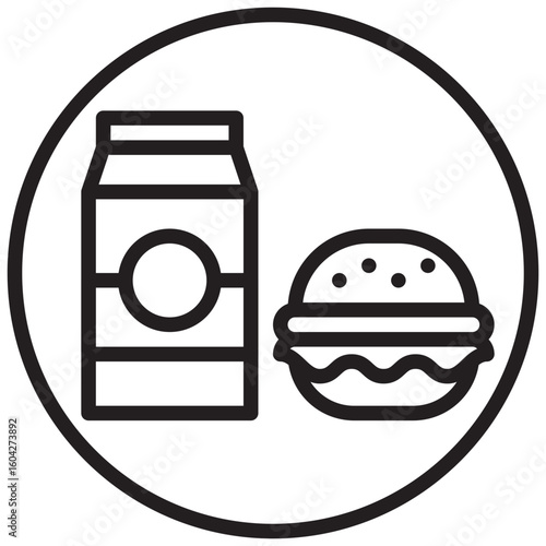 cafeteria school icon