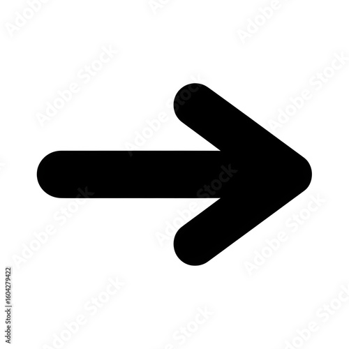 Free Download Dynamic right arrow symbol indicating progress forward, direction, next step, and forward movement for business or design concepts - GFXLoad
