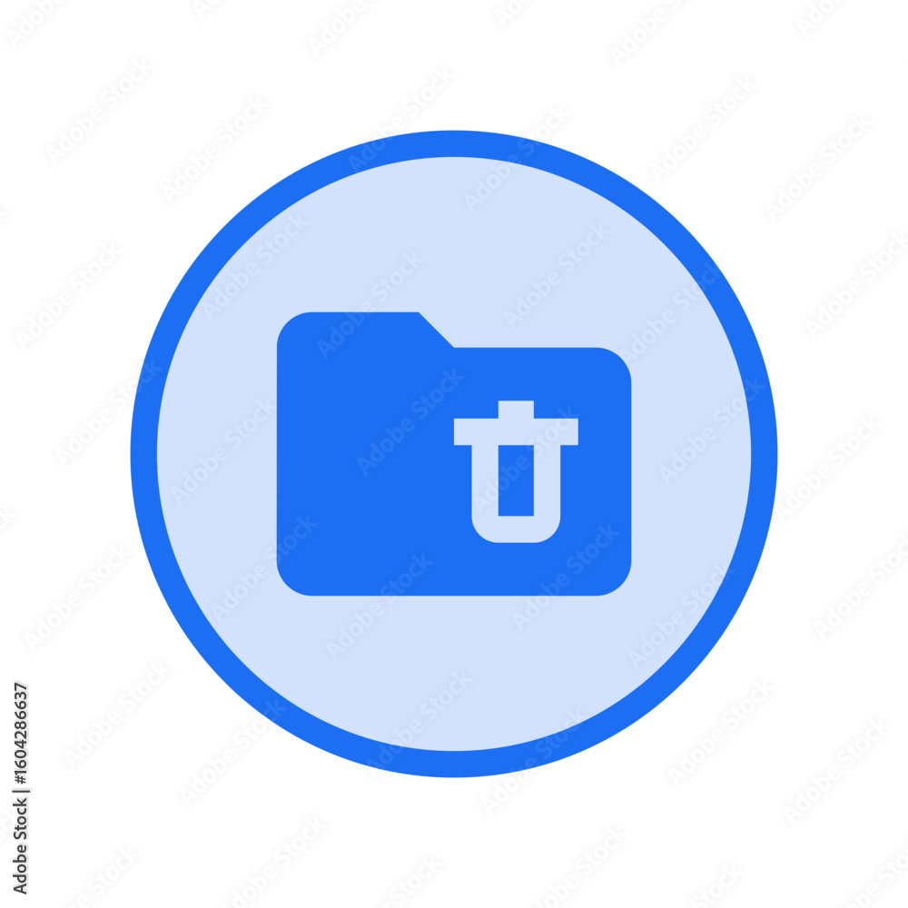 Obraz premium Folder Delete