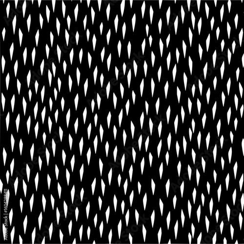 Dense arrangement of white elongated shapes on a black background creating a dynamic visual texture