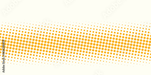Yellow halftone pattern. Retro comic gradient background modern nice simple art