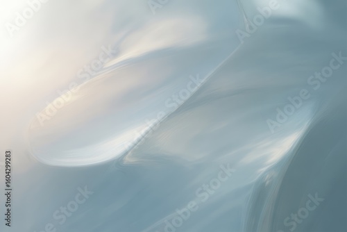 Soft blue and white abstract flow background