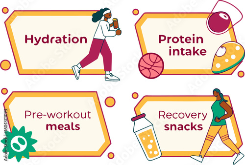 Essential fitness nutrition guide hydration protein intake pre workout meals and recovery snacks for athletes