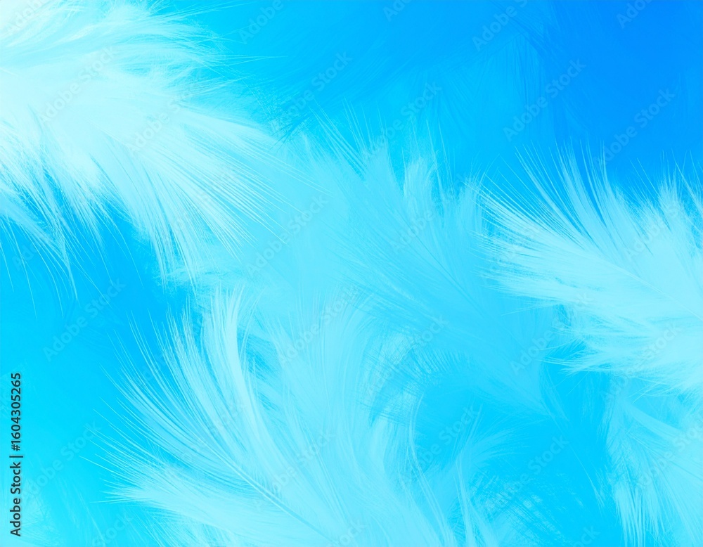 Obraz premium 青 背景 ブラシ