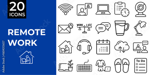 Homecoming icon set with various decorative elements and symbols  