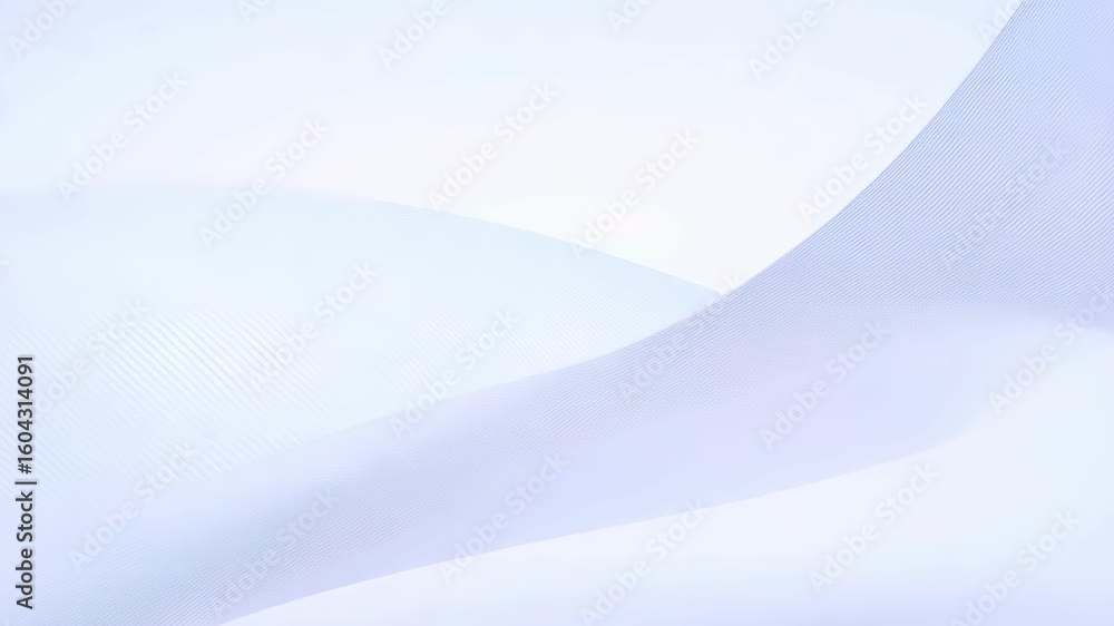 Abstract minimalist pastel background with soft blue and white curves ...