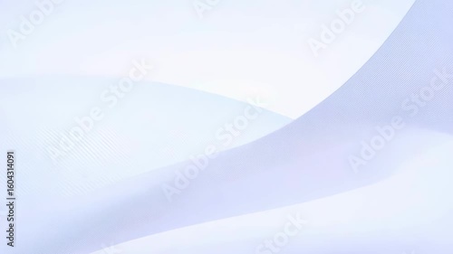 Abstract minimalist pastel background with soft blue and white curves in modern design. concept of serene abstract art, minimalist style, calming visual aesthetics. Animation