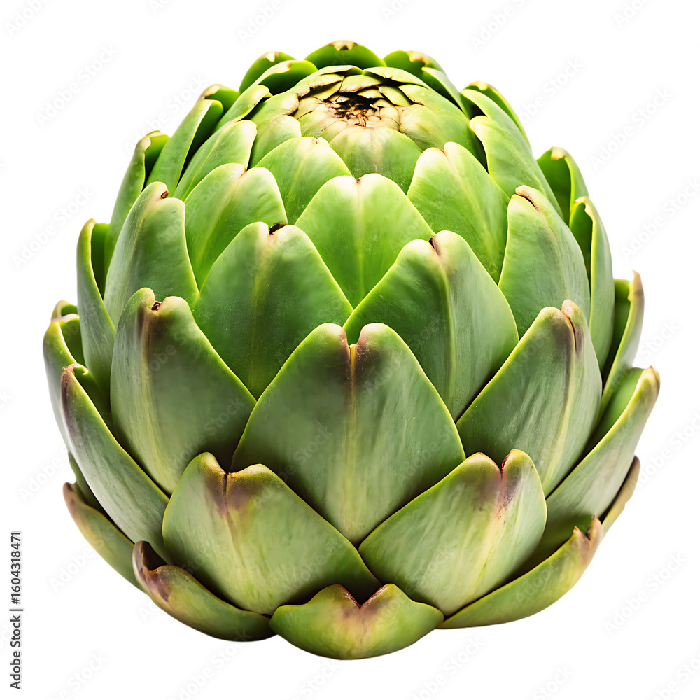 Fototapeta premium Artichoke Isolated on White Background