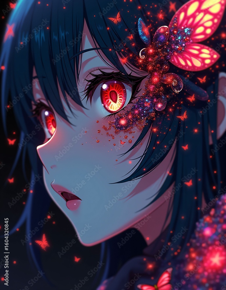 Naklejka premium unique, dreamlike, fictional, artistic images, eye-catching visuals, fantastic visuals