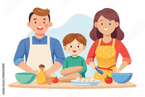 Ideal for educational content, parenting blogs, recipe books, and family-themed advertisements.