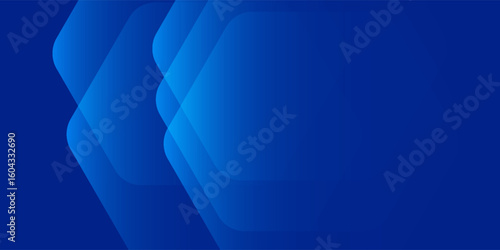Abstract blue background with glowing geometric lines. Modern blue gradient square shape design. Futuristic technology concept. Suit for brochure, corporate, website, poster, banner, cover modern