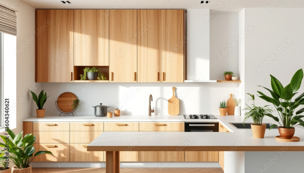Fototapeta premium modern kitchen interior