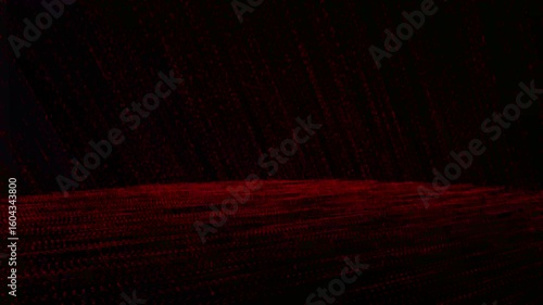 Abstract Red Lines Motion Graphic Dark Background Dynamic Visuals Digital Art Design Element for