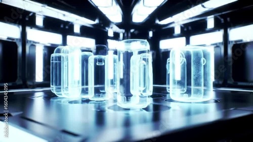 Modern Empty Stage or Exhibition Space