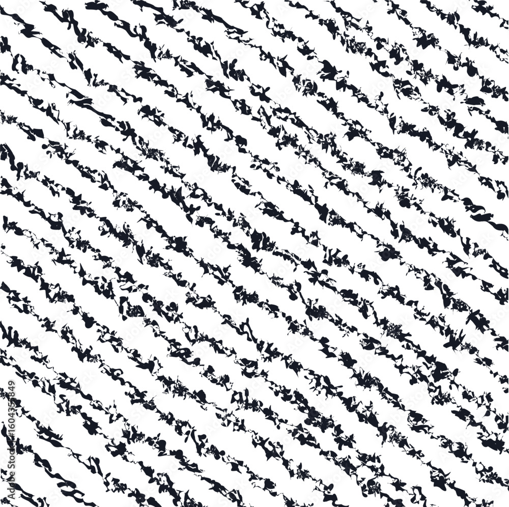 Fototapeta premium Texture in the form of noisy diagonal stripes.