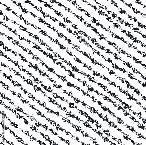 Texture in the form of noisy diagonal stripes.